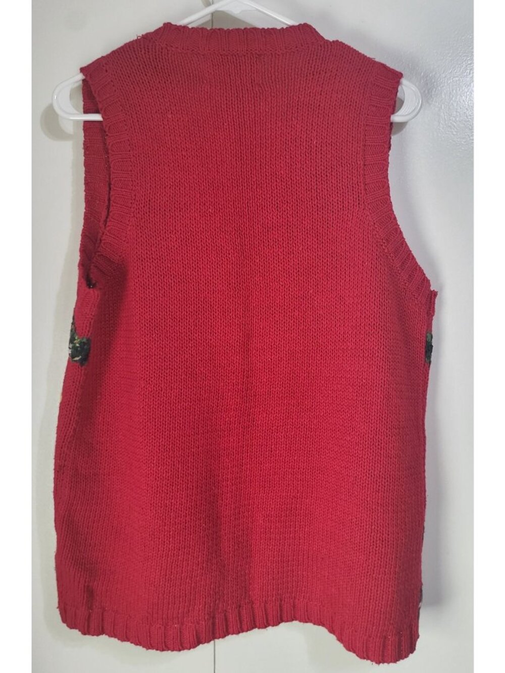 VTG Heirloom Collectibles Ugly Christmas Sweater Vest Nutcracker Holiday SZ S - Picture 2 of 9
